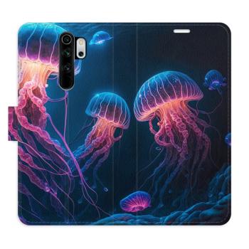 Flipové pouzdro iSaprio - Jellyfish - Xiaomi Redmi Note 8 Pro