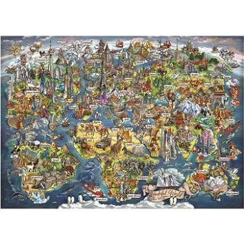 Anatolian Puzzle Úžasná mapa světa 3000 dílků (4923)