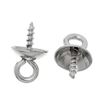 Šperky4U Ocelový závěs - šlupna s kaplíkem 14 x 4 mm - OK1090-04