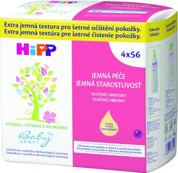 HiPP Babysanft Čistící vlhčené ubrousky 4 x 56 ks