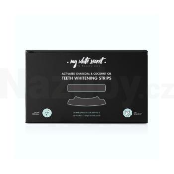 My White Secret Whitening Strips Charcoal bělicí pásky 14 ks