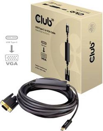 USB kabel club3D černá 5.00 m