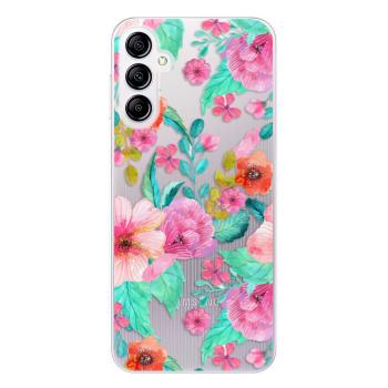 Odolné silikonové pouzdro iSaprio - Flower Pattern 01 - Samsung Galaxy A14 / A14 5G