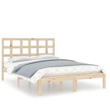 Rám postele masivní dřevo 160 × 200 cm, 3105480 (3105480)