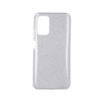 TopQ Xiaomi Poco M3 glitter stříbrný 57213 (Sun-57213)