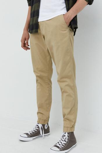 Kalhoty Only & Sons pánské, béžová barva, ve střihu chinos