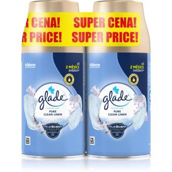 GLADE Pure Clean Linen automatický osvěžovač vzduchu náhradní náplň 2x269 ml