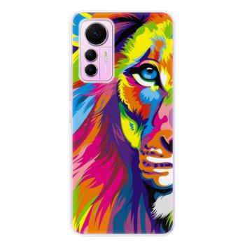 Odolné silikonové pouzdro iSaprio - Rainbow Lion - Xiaomi 12 Lite