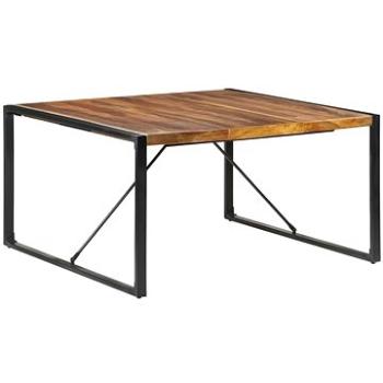 Jídelní stůl 140x140x75 cm masivní dřevo sheeshamový povrch 321574 (321574)