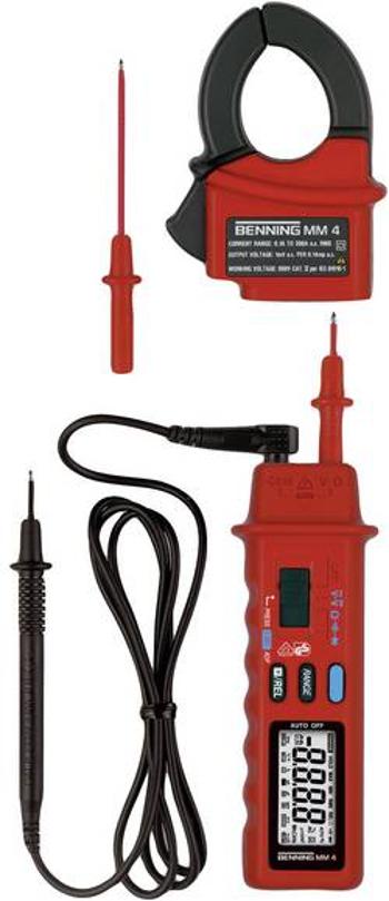 Digitální multimetr, proudové kleště Benning MM 4, Kalibrováno dle (ISO)