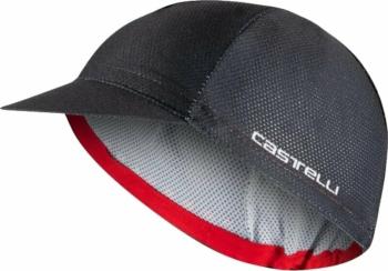 Castelli Rosso Corsa 2 Cap Black UNI Kšiltovka