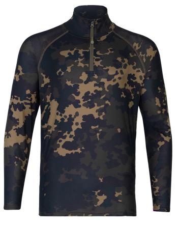 Korda triko kool upf zip jersey dark kamo - m