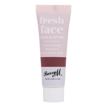 Barry M Fresh Face Cheek & Lip Tint 10 ml tvářenka pro ženy Deep Rose