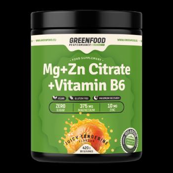 GreenFood Nutrition Performance Mg+Zn Citrate + Vitamin B6 Juicy tangerine 420 g