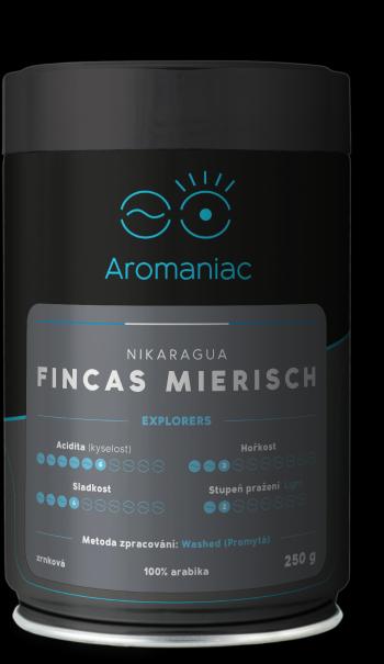 Aromaniac Nikaragua Fincas Mierisch - zrnková, dóza 250 g