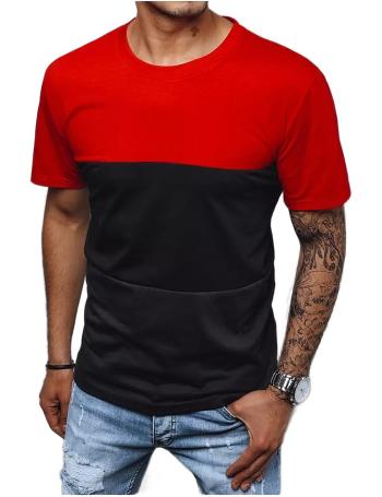 červeno-černé pánské tričko vel. M