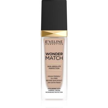 Eveline Cosmetics Wonder Match dlouhotrvající tekutý make-up s kyselinou hyaluronovou odstín 12 Light Natural 30 ml