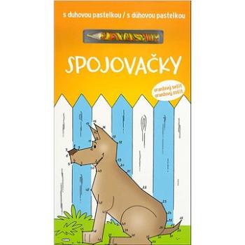 Spojovačky s duhovou pastelkou/s dúhovou pastelkou: oranžový sešit/oranžový zošit (8594184923719)