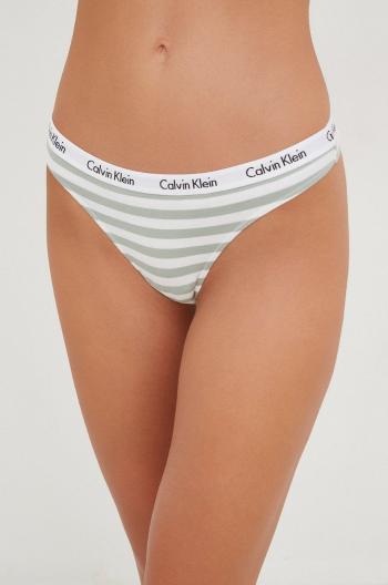 Tanga Calvin Klein Underwear tyrkysová barva