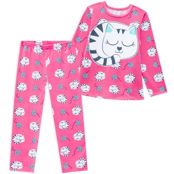 Dívčí pyžamo KYLY KOČIČKY růžové Velikost: 128
