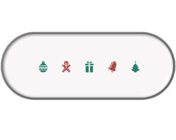 Penál symboly vánoc