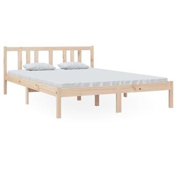 Rám postele masivní dřevo 140 × 200 cm, 814884 (814884)
