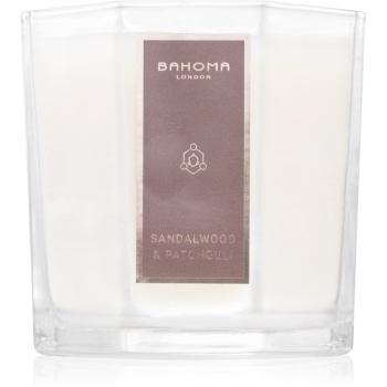 Bahoma London Octagon Collection Sandalwood & Patchouli vonná svíčka 180 g