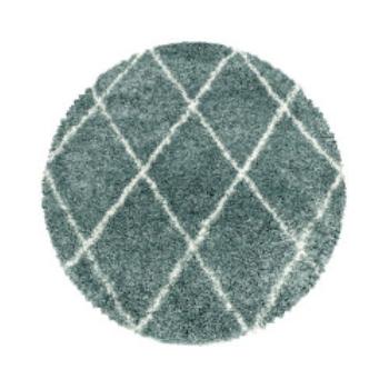 Ayyildiz koberce Kusový koberec Alvor Shaggy 3401 blue kruh - 200x200 (průměr) kruh cm Modrá