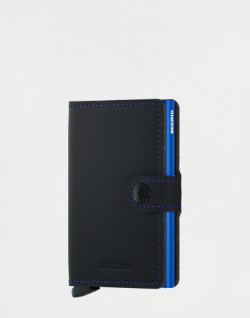 Secrid Miniwallet Matte Black & Blue