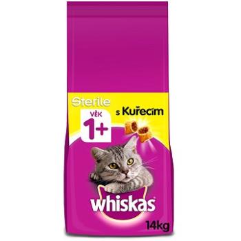 Whiskas granule kuřecí pro kastrované dospělé kočky 14 kg (5900951259418)