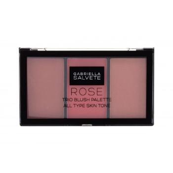 Gabriella Salvete Trio Blush Palette 15 g tvářenka pro ženy 02 Rose