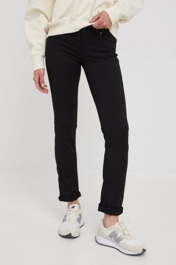 Džíny Pepe Jeans dámské, černá barva, medium waist