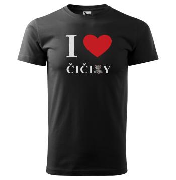 Tričko Čičiny – pánské (Velikost: 2XL, Barva trička: Černá)