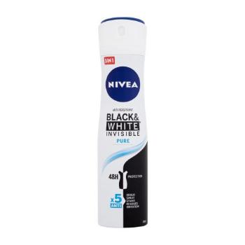 Nivea Black & White Invisible Pure 48h 150 ml antiperspirant pro ženy deospray