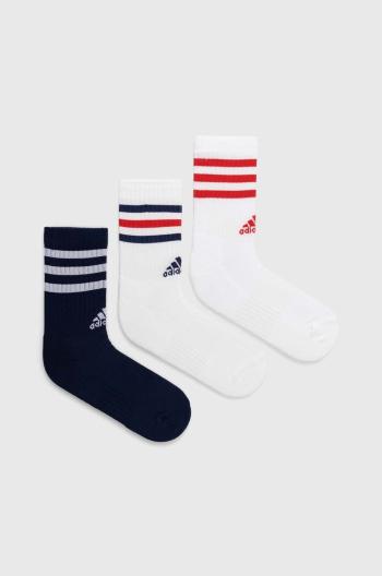 Ponožky adidas Essentials 3-pack bílá barva, IY8643