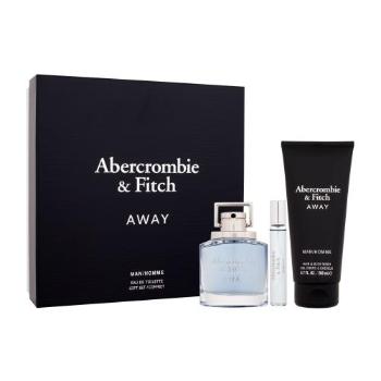 Abercrombie & Fitch Away dárková kazeta toaletní voda 100 ml + toaletní voda 15 ml + sprchový gel 200 ml pro muže poškozená krabička