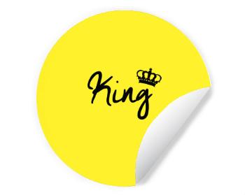 Samolepky kruh King