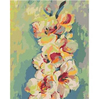 Diamondi - Diamantové malování - ŽLUTÁ GLADIOLA, 40x50 cm, Vypnuté plátno na rám (606555B)