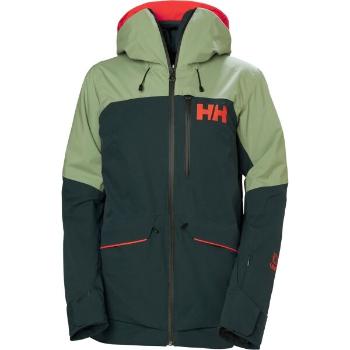 Helly Hansen POWCHASER LIFALOFT JACKET W Dámská lyžařská bunda, zelená, velikost S