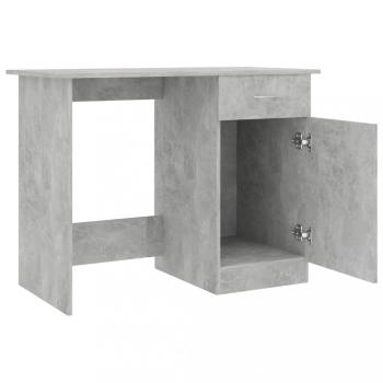 Psací stůl se skříňkou 100x50 cm Dekorhome Beton
