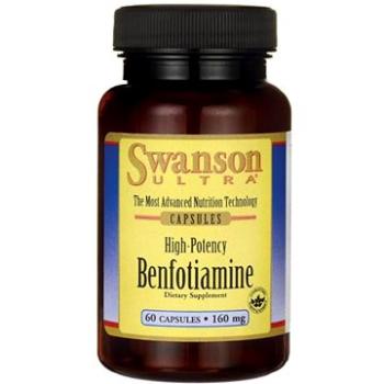 Swanson Benfotiamine (vitamín B1), 160 mg, 60 kapslí (87614029764)