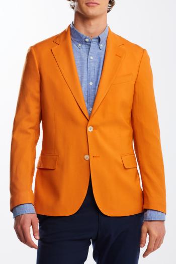 SAKO GANT D2. SUMMER PARTY SUIT BLAZER oranžová 54