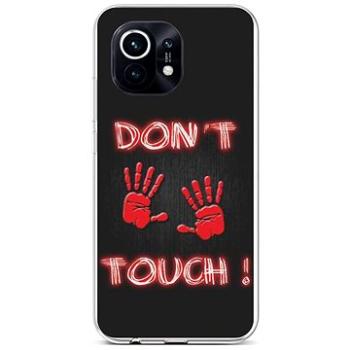 TopQ Xiaomi Mi 11 silikon Don't Touch Red 57821 (Sun-57821)