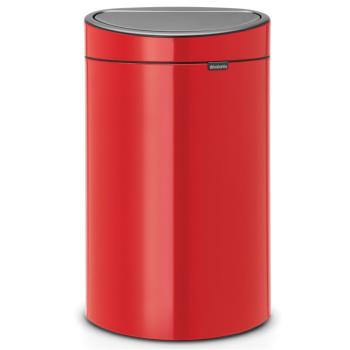 Dotykový odpadkový koš Touch Bin NEW Brabantia zářivě červený 40 l
