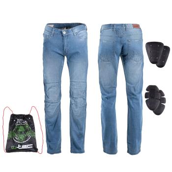 Pánské moto jeansy W-TEC Shiquet  modrá  5XL