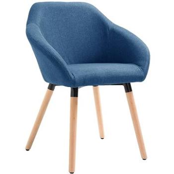 Jídelní židle modrá textil (283453)