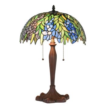 Stolní lampa Tiffany - Ø 41*60 cm E27/max 2*60W 5LL-1203