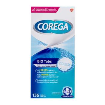 Corega Tabs Bio čisticí tablety a roztoky 136 ks čisticích tablet unisex