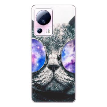 Odolné silikonové pouzdro iSaprio - Galaxy Cat - Xiaomi 13 Lite