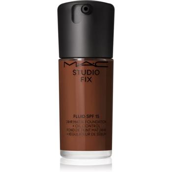 MAC Cosmetics Studio Fix Fluid SPF 15 24HR Matte Foundation + Oil Control matující make-up SPF 15 odstín NW55 30 ml